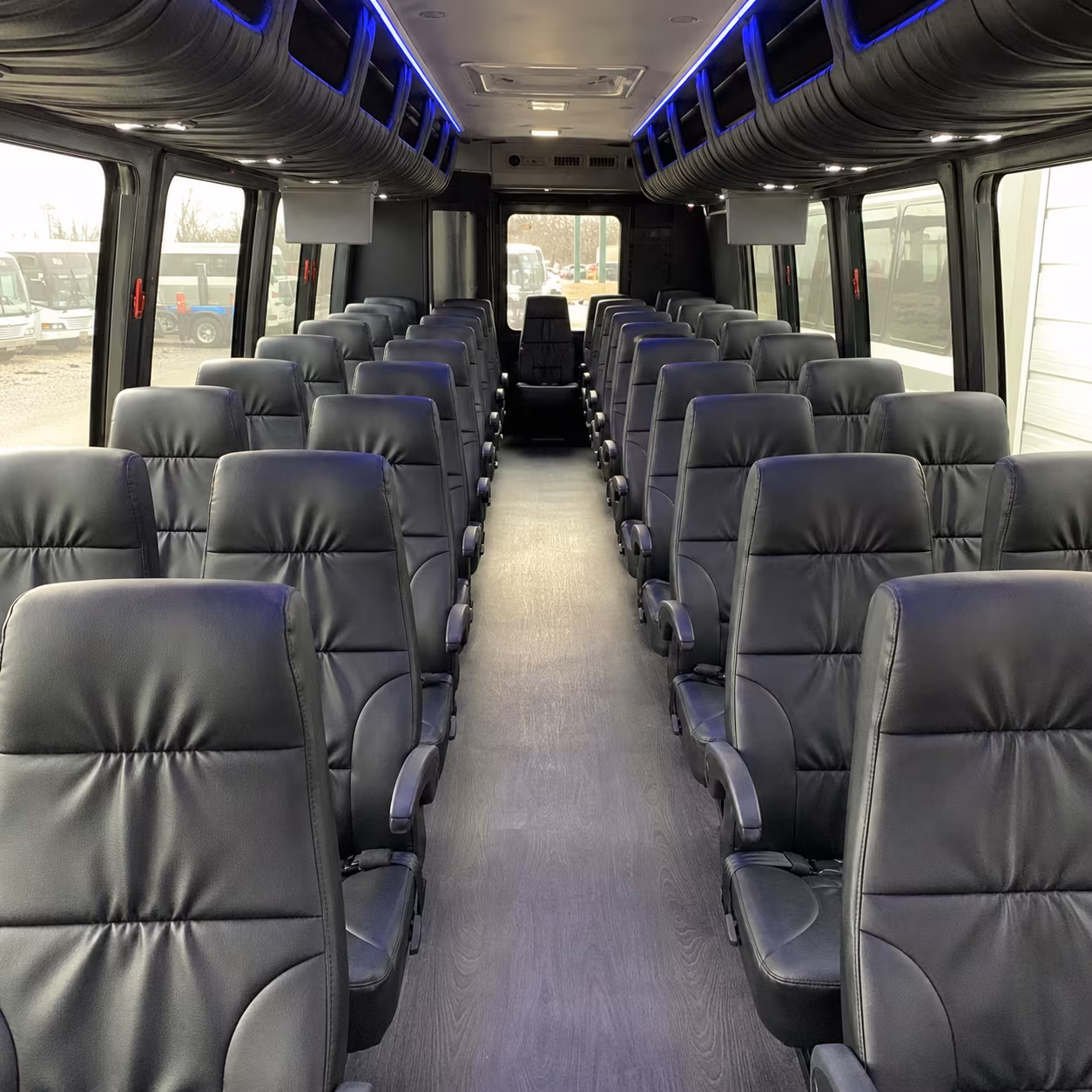 rialto sporting event transportation onboard seating