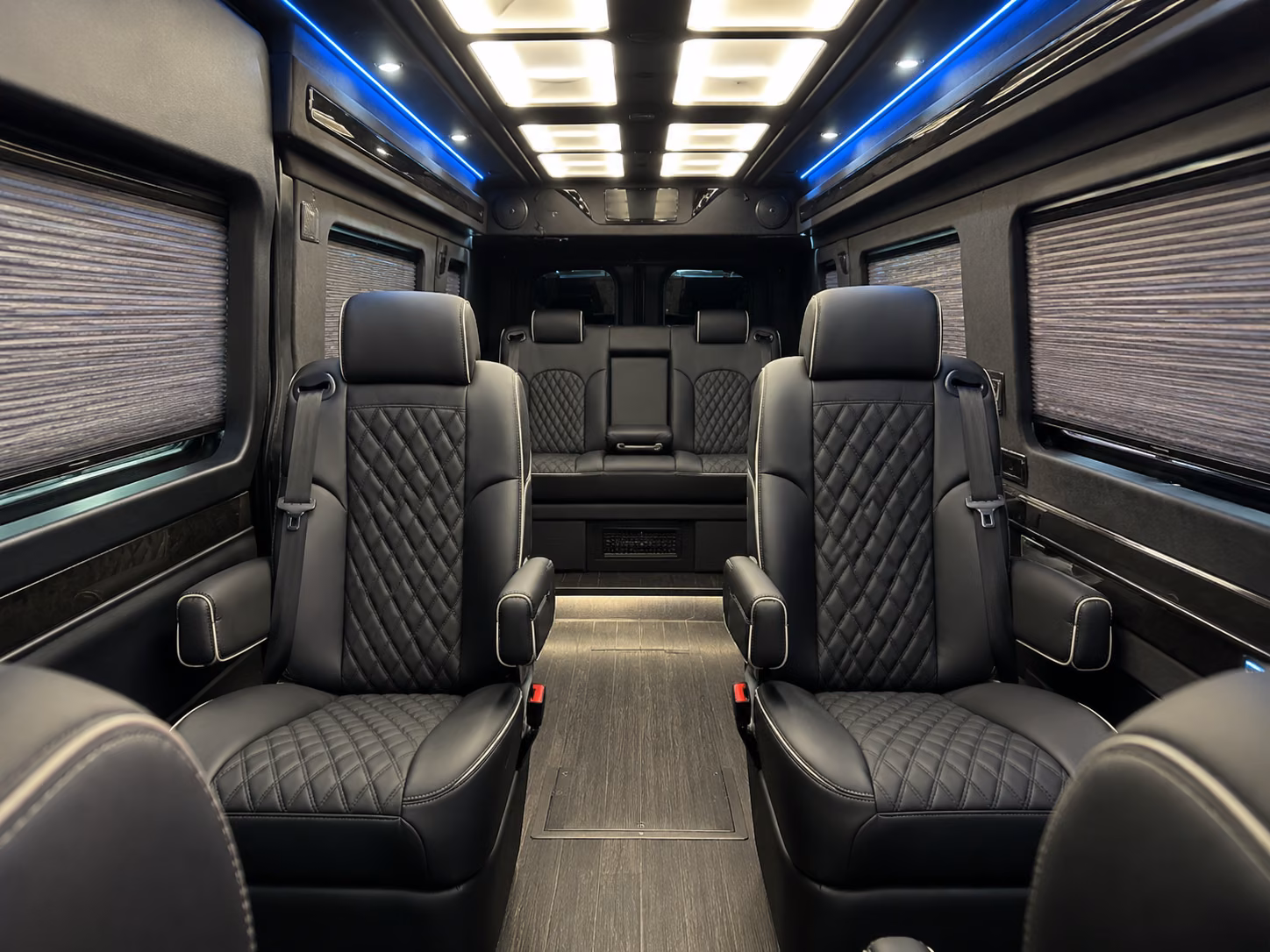 rialto wedding transportation onboard seating